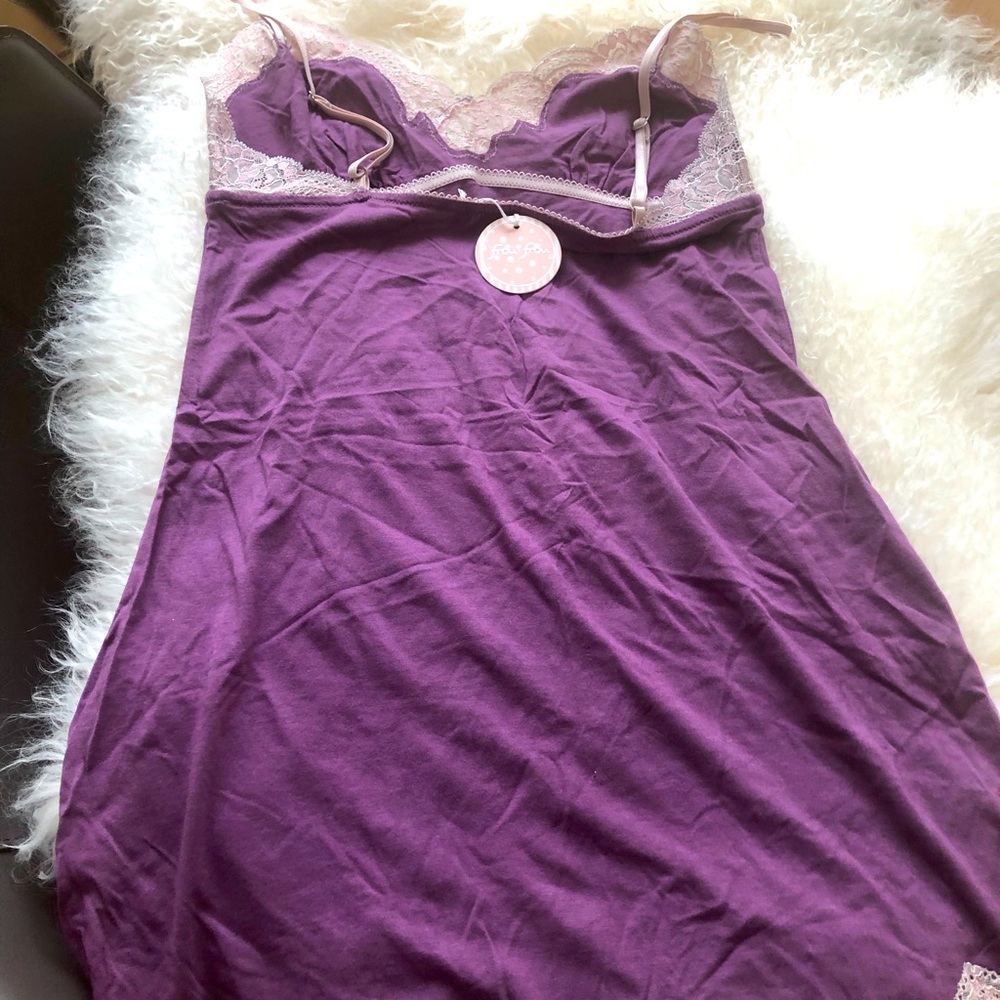 BNWT Rare Frou Frou Lingerie/pajama one piece slip on in size XS!!